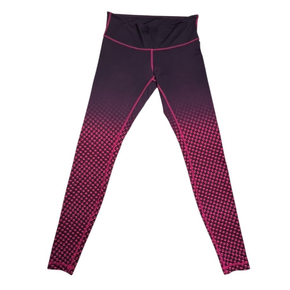 Lululemon Wunder Under Pant III Full-On Luon Deep Dive Dip Berry Rumble Black